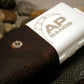 AP Bands Strap and Tool Carrying Storage Case In Oil Pull Up Brown Leather