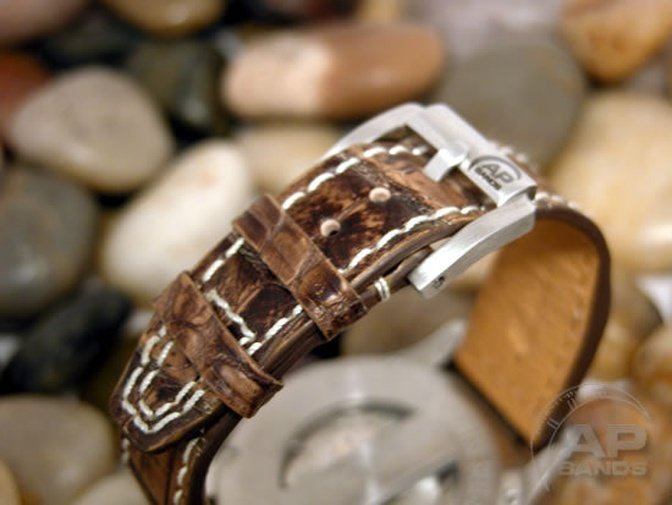 Prototipo Capolavoro Vintage Alligator Limited Edition Strap For IWC Big Pilot, Stowa, Debaufre,LACO