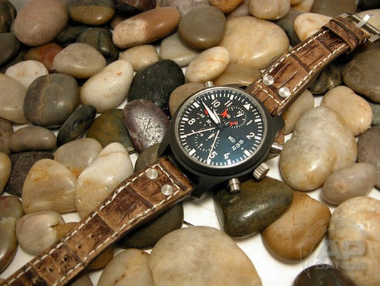 Prototipo Capolavoro Vintage Alligator Limited Edition Strap For IWC Big Pilot, Stowa, Debaufre,LACO