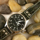 Prototipo Capolavoro Vintage Military Green Alligator Deployant Strap For IWC Big Pilot, Stowa, Deba