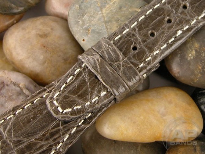 Prototipo Vintage Brown Grey Crocodile Strap For Audemars Piguet Royal Oak