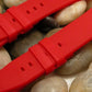 Scuta 100% Rubber Strap Red For Audemars Piguet Royal Oak Offshore