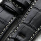 Capolavoro Black Alligator Strap For Audemars Piguet Royal Oak Offshore 26470 42mm