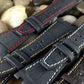 Finitura Opaca Black Alligator Strap For Audemars Piguet Royal Oak Offshore Newer Case