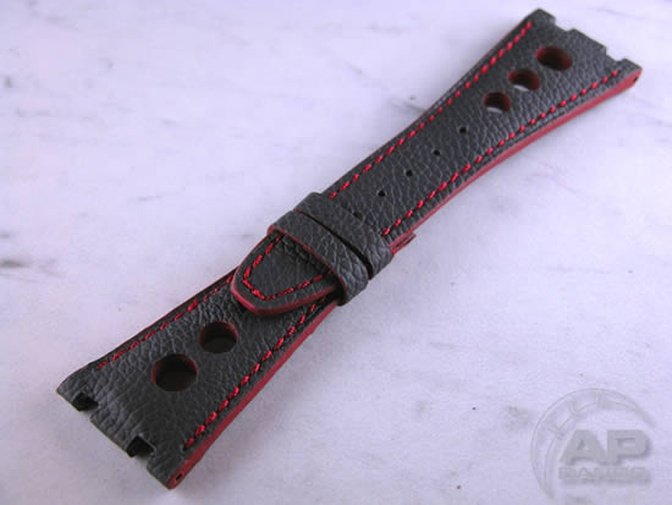 Prototipo Monaco Grey Racing Strap For Audemars Piguet Royal Oak Offshore