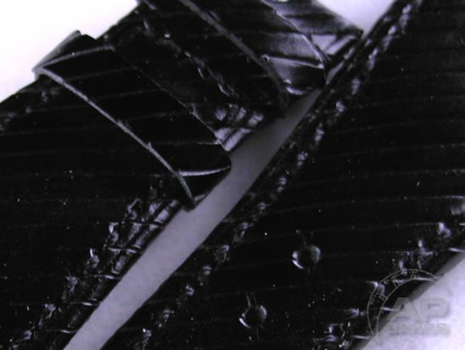 Prototipo Woven Black Leather Strap For Audemars Piguet Royal Oak Offshore