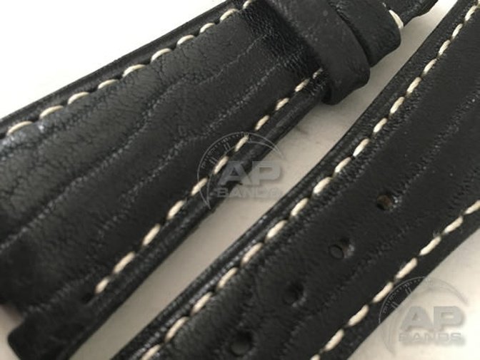 AP Bands Black Sealskin Strap For Audemars Piguet Royal Oak Offshore