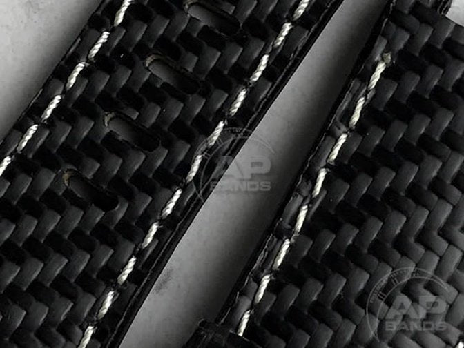 AP Bands 100% Genuine Carbon Fiber Strap For Audemars Piguet Royal Oak Offshore 42mm Diver / Chrono