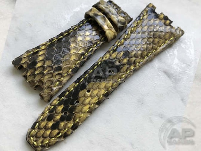 Pitone Yellow Python Strap For Audemars Piguet Royal Oak Offshore