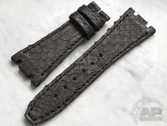 Pitone Dark Brown Python Strap For Audemars Piguet Royal Oak 15300 15400