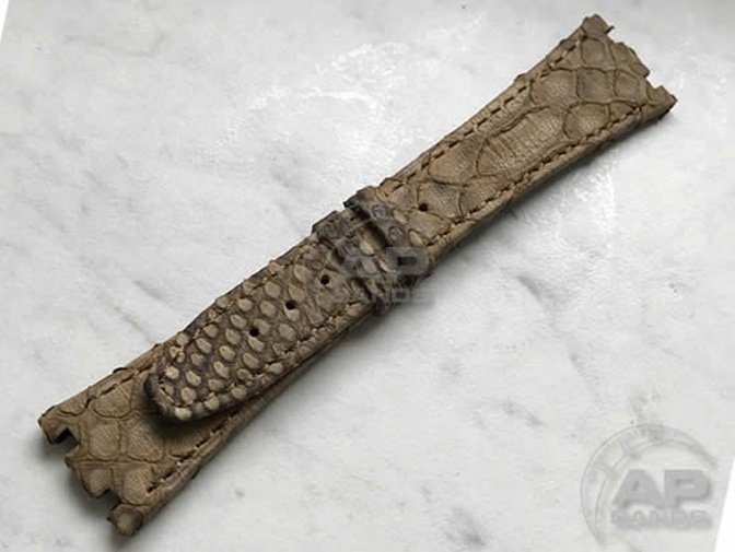 Pitone Gold Python Strap For Audemars Piguet Royal Oak 15300 15400