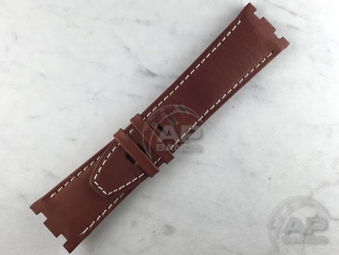 Wider 24mm Taper Decantare Saddle Limited Edition Strap For Audemars Diver OEM Buckle