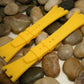 Scuta 100% Rubber Strap Yellow For Audemars Piguet Royal Oak Offshore